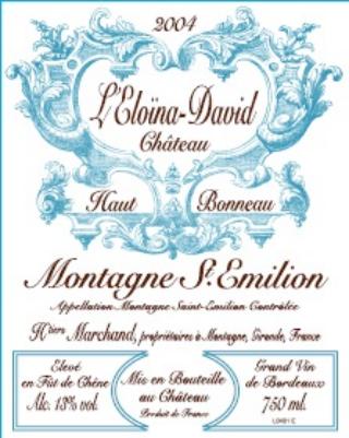 L'Eloïna David Du Château Haut Bonneau