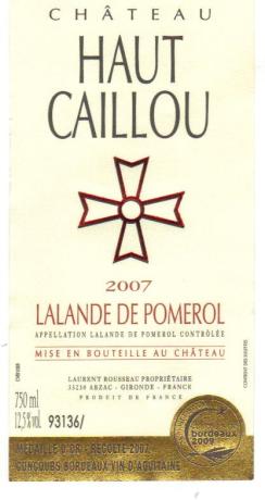 Chateau Haut Caillou