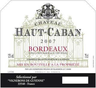 Château Haut Caban