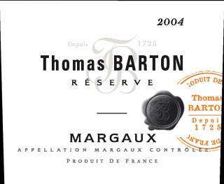 Thomas Barton Réserve Margaux